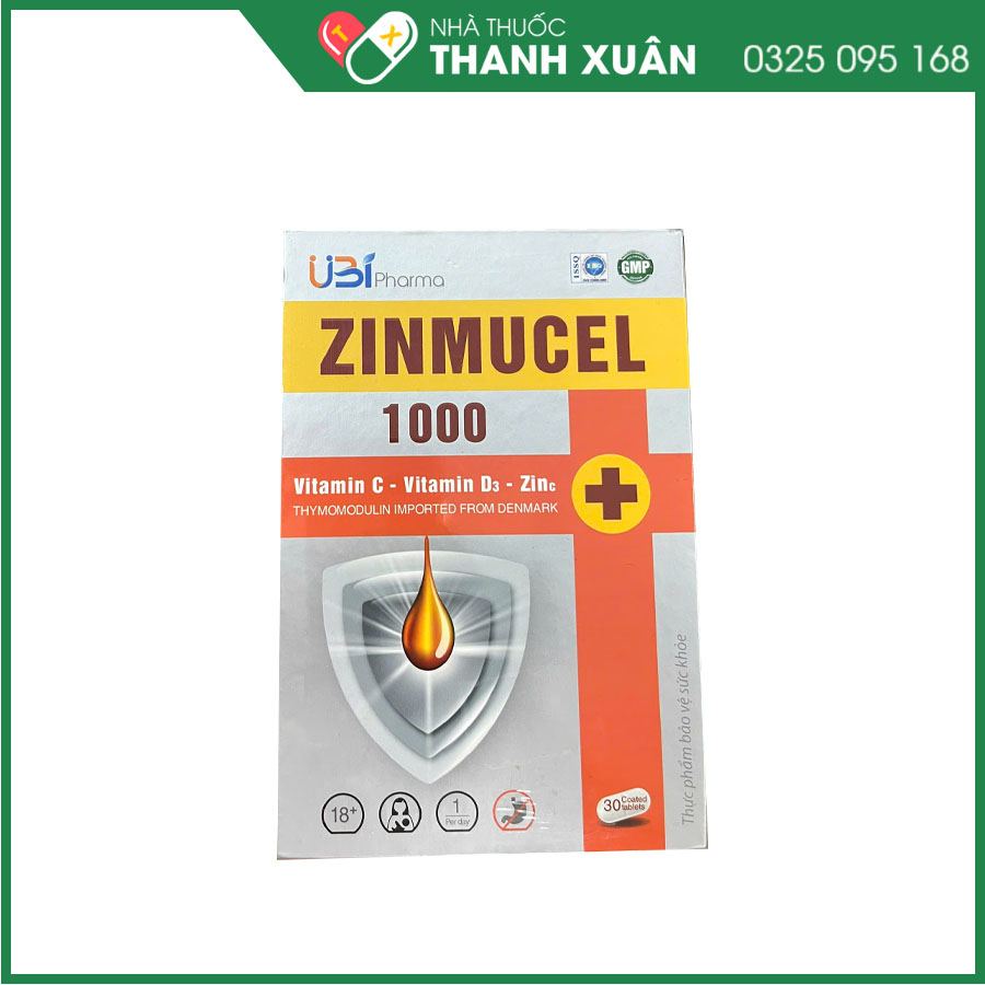 Zinmucel 1000 hỗ trợ tăng cường sức đề kháng